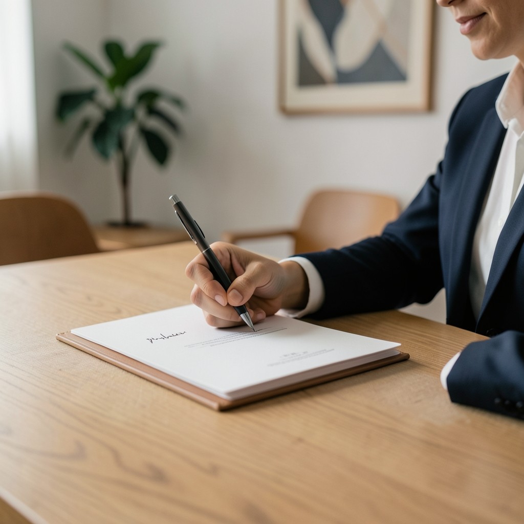 Control owner signing off access certification paperwork