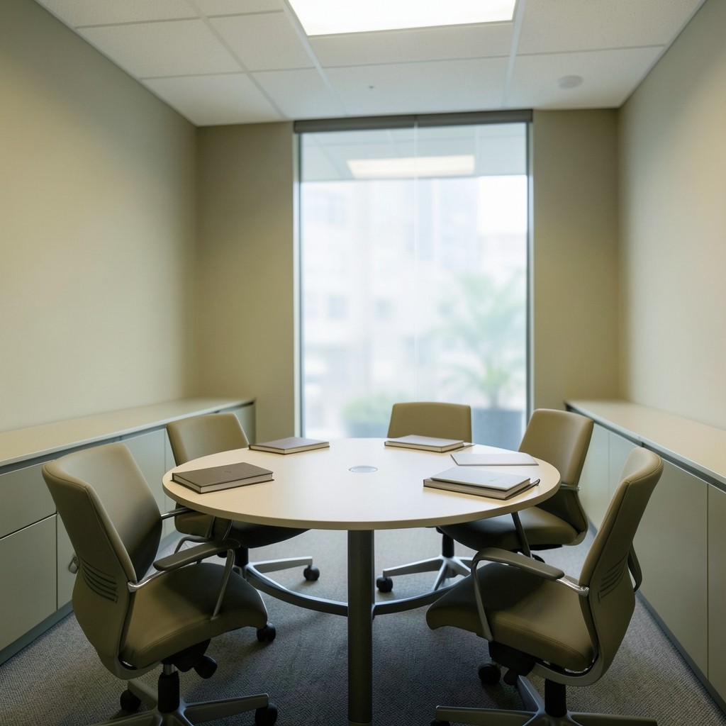 Secure operations room where sensitive-system access is discussed